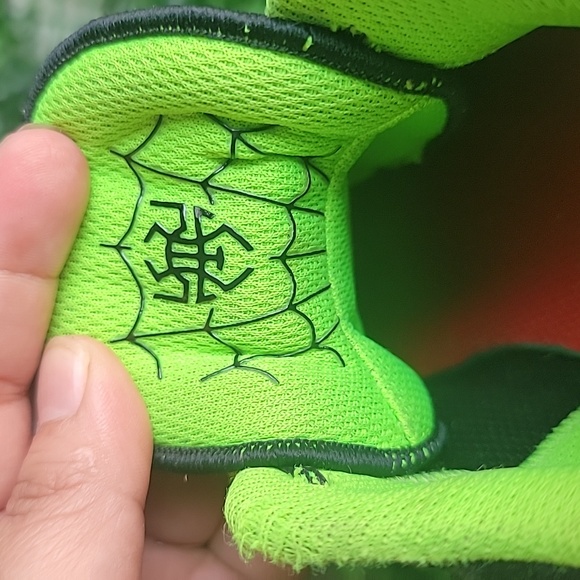 adidas Kids Black and Neon Green Sneakers - Picture 5 of 7